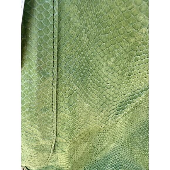 NWT Berin green reptile print bag, Large - Picture 5 of 5